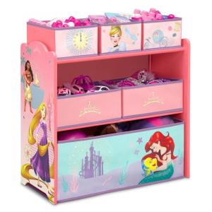 imageDisney Frozen II 6 Bin Design and Store Toy Organizer by Delta Children Greenguard Gold CertifiedDisney Princess