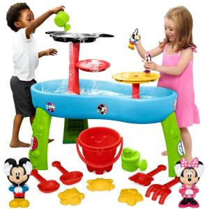 imagePAW Patrol Water Table by Delta Children  3Tier Water Table with 11Piece Toy Set BlueMickey Mouse