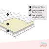 imageDelta Children  Disney Winnie the Pooh Crib ampamp Toddler Mattress  DualSided  Waterproof  GREENGUARD Gold Certified  NonToxic  Lightweight  Made in USA  Sustainable Fiber Core  52quotL x 275quotW