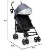 imageDelta Children 365 Plus Stroller  Lightweight Travel Stroller with Compact Fold IronIron