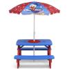 imageDelta Children 4 Seat Activity Picnic Table with Umbrella and Lego Compatible Tabletop PAW PatrolMickey Mouse