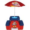 imageDelta Children 4 Seat Activity Picnic Table with Umbrella and Lego Compatible Tabletop PAW PatrolPaw Patrol