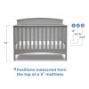 imageDelta Children Archer 4in1 Crib BiancaGrey