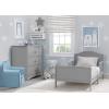 imageDelta Children Bennett Wood Toddler Bed  Greenguard Gold Certified Bianca WhiteGrey