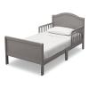 imageDelta Children Bennett Wood Toddler Bed  Greenguard Gold Certified Bianca WhiteGrey
