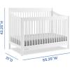 imageDelta Children Bentley S Series 4in1 Convertible Baby Crib ChocolateBianca White