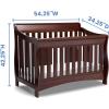 imageDelta Children Bentley S Series 4in1 Convertible Baby Crib ChocolateChocolate