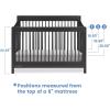imageDelta Children Bentley S Series 4in1 Convertible Baby Crib ChocolateMidnight Grey