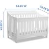imageDelta Children Bentley S Series 4in1 Convertible Baby Crib ChocolateWhite