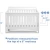 imageDelta Children Bentley S Series 4in1 Convertible Baby Crib ChocolateWhite