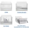 imageDelta Children Bentley S Series 4in1 Convertible Baby Crib ChocolateWhite