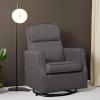 imageDelta Children Blair Slim Nursery Glider Swivel Rocker Chair CreamCharcoal