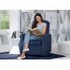 imageDelta Children Blair Slim Nursery Glider Swivel Rocker Chair CreamNavy