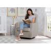 imageDelta Children Blair Slim Nursery Glider Swivel Rocker Chair CreamTaupe