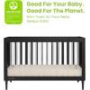imageDelta Children Bowie 4in1 Convertible Acrylic Crib  Greenguard Gold Certified Black EbonyCrib