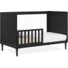 imageDelta Children Bowie 4in1 Convertible Acrylic Crib  Greenguard Gold Certified Black EbonyCrib