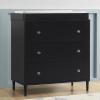 imageDelta Children Bowie 4in1 Convertible Acrylic Crib  Greenguard Gold Certified Black EbonyDresser