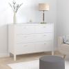 imageDelta Children Brooks 6 Drawer Dresser with Interlocking Drawers Includes 3 Sets of Knobs  Choose from Natural Brushed Nickel ampamp Melted Bronze Bianca WhiteBianca White