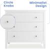 imageDelta Children Campbell 3 Drawer Dresser Midnight GreyBianca White