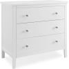 imageDelta Children Campbell 3 Drawer Dresser Midnight GreyBianca White