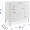 imageDelta Children Campbell 3 Drawer Dresser Midnight GreyBianca White