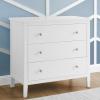 imageDelta Children Campbell 3 Drawer Dresser Midnight GreyBianca White