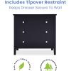 imageDelta Children Campbell 3 Drawer Dresser Midnight GreyMidnight Grey