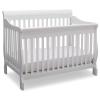 imageDelta Children Canton 4in1 Convertible Crib  Easy to Assemble Espresso CherryBianca White