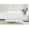 imageDelta Children Canton 4in1 Convertible Crib  Easy to Assemble Espresso CherryBianca White