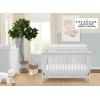 imageDelta Children Canton 4in1 Convertible Crib  Easy to Assemble Espresso CherryBianca White