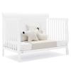 imageDelta Children Canton 4in1 Convertible Crib  Easy to Assemble Espresso CherryBianca White