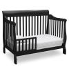 imageDelta Children Canton 4in1 Convertible Crib  Easy to Assemble Espresso CherryBlack