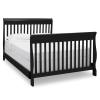 imageDelta Children Canton 4in1 Convertible Crib  Easy to Assemble Espresso CherryBlack