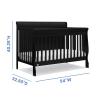 imageDelta Children Canton 4in1 Convertible Crib  Easy to Assemble Espresso CherryBlack Ebony