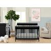 imageDelta Children Canton 4in1 Convertible Crib  Easy to Assemble Espresso CherryEbony Black