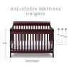 imageDelta Children Canton 4in1 Convertible Crib  Easy to Assemble Espresso CherryEspresso Cherry