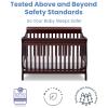 imageDelta Children Canton 4in1 Convertible Crib  Easy to Assemble Espresso CherryEspresso Cherry