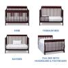 imageDelta Children Canton 4in1 Convertible Crib  Easy to Assemble Espresso CherryEspresso Cherry