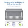 imageDelta Children Canton 4in1 Convertible Crib  Easy to Assemble Espresso CherryGrey