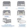 imageDelta Children Canton 4in1 Convertible Crib  Easy to Assemble Espresso CherryGrey