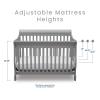 imageDelta Children Canton 4in1 Convertible Crib  Easy to Assemble Espresso CherryGrey