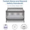 imageDelta Children Canton 4in1 Convertible Crib  Easy to Assemble Espresso CherryGrey