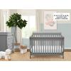 imageDelta Children Canton 4in1 Convertible Crib  Easy to Assemble Espresso CherryGrey
