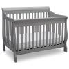imageDelta Children Canton 4in1 Convertible Crib  Easy to Assemble Espresso CherryGrey