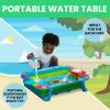 imageDelta Children CoComelon Water Activity Table  Collapsible ampamp Portable  Ideal for Travel  Outdoor Kids Water Sensory Table BlueCocomelon