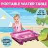 imageDelta Children CoComelon Water Activity Table  Collapsible ampamp Portable  Ideal for Travel  Outdoor Kids Water Sensory Table BlueMinnie Mouse