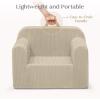 imageDelta Children Cozee Corduroy Foam Chair BlueCream