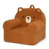 imageDelta Children Deluxe Cozee Chair Pink CatBrown Teddy Bear