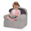 imageDelta Children Deluxe Cozee Chair Pink CatGrey Dog