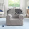 imageDelta Children Deluxe Cozee Chair Pink CatGrey Dog